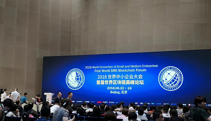 世界中小企业大会首届世界区块链高峰论坛 同声传译